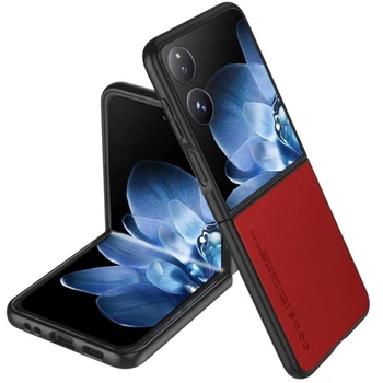 Кожаный чехол - накладка CODE Tactile Experience для Xiaomi Mix Flip red