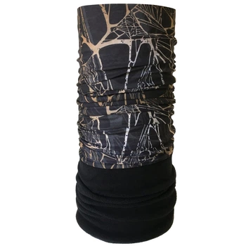 Бандана-бафф багатофункціональна Level SPIDERWEB One size Black/brown (LSMS21U4M)