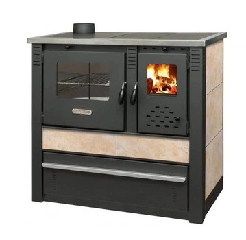 Печь с духовкой и варочной поверхностью Pro-Thermo (бежевая)