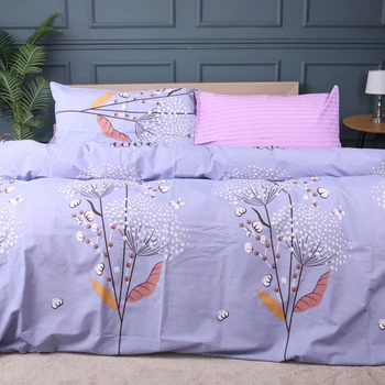 Комплект постельного белья Mirson Семейный 2 x 143x210 см 17-0760 Violet blossoms Ranforce Elite (2200010936933)