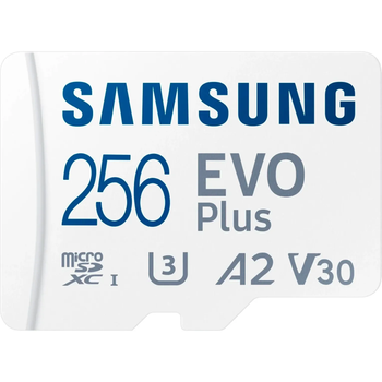 Карта памяти Samsung microSDXC EVO Plus 256GB UHS-I U3 V30 A2 + SD Adapter (MB-MC256KA) Б/У [114346]