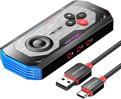 Звукова карта Vention USB 7.1 Channel Black (CVAB0)
