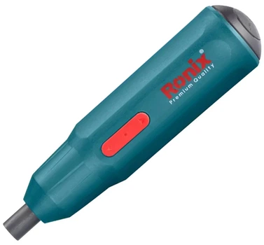 Электроотвертка аккумуляторная Ronix 3.6 В набір 8590 (6976100512924)