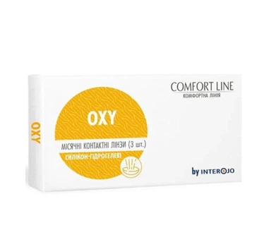 Контактні лінзи Comfort Line OXY +1.0 3 шт. 8.6