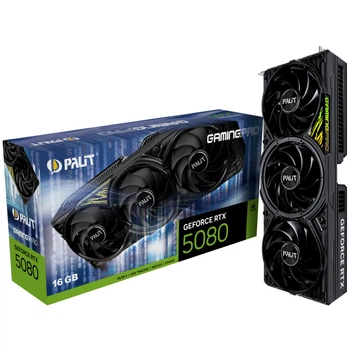 Відеокарта GF RTX 5080 16 GB GDDR7 GamingPro Palit (NE75080019T2-GB2031A) ( Black )