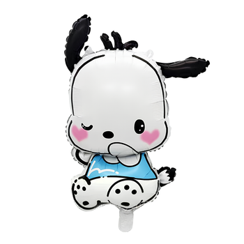 Фольгована Кулька HELLO KITTY Pochacco Почакко 62х38см ( 24") Білий