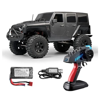 Машинка на радиоуправлении MN222 Crawler 1/10 4WD RTR MN Model 222 (Gray)