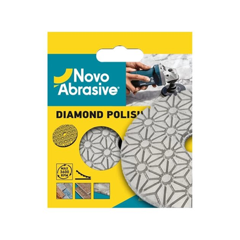 Диск алмазний полірувальний NovoAbrasive (черепашка) Р60, 100 мм Зірка (NADP10060S)