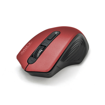 Мышь беспроводная iMICE G-1800 4 кнопки 800/1200/1600 DPI 2.4Ghz 10м Windows xp/Vista/Win7/8/10 Mac OS X 2xAAA Red color box Q60