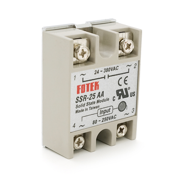 Твердотільне реле Fotek SSR-25AA електронний комутатор 25А 24-380В AC