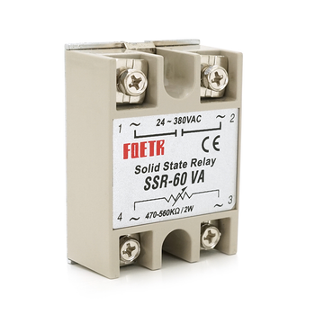Твердотільне реле FQETR SSR-60VA твердотільний перемикач 60А 24-380VAC