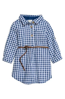 Туника рубашка для девочки H&M 0608204004 74 (6-9 мес) Темно синяя