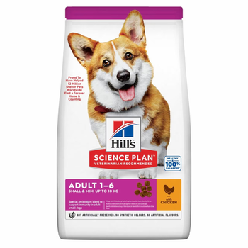 Сухой корм для собак малых пород Hill’s Science Plan Adult Small&Mini курица 6 кг (604233)