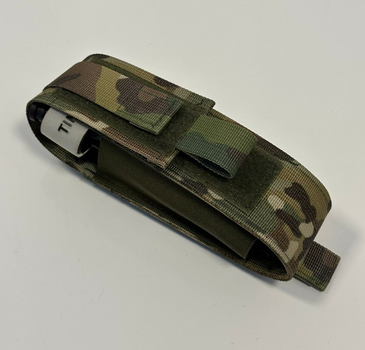 Универсальный открытый Подсумок Clefers Tac — для Турникета, Ножниц ОТ М с системой MOLLE 14x5 см Мультикам (5024581)