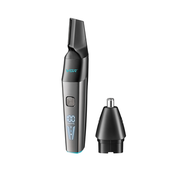 Тример VGR V-603 2 насадки 1200 mAh IPX5 Grey (9908)