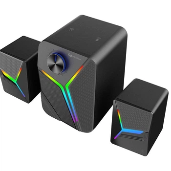 Колонки 2.1 MEETION SP2111 Bluetooth 5.0 RGB сабвуфер Черная