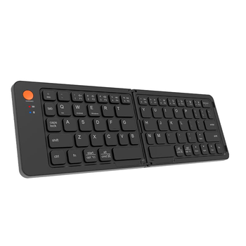 Складная Bluetooth-клавиатура Meetion MT-BTK001 | BT, 150 day standbuy, Type-C Charging | Black