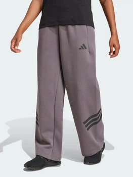 Спортивні штани жіночі Adidas Future Icons 3-Stripes Open-Hem JE0154 S Grey Strata (4067905817283)
