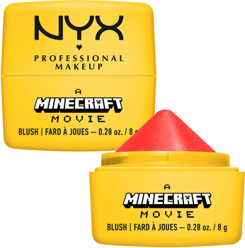 Рум'яна для обличчя NYX Professional Makeup A Minecraft Movie Cheeky Mob Balms 04 Honeycomb Hottie 8 г (800897270209)