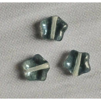 Скляні намистини Димчаті зірочки Only, 8 мм, 3 шт (Н-51)