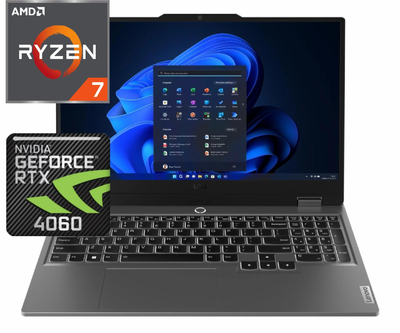 Ноутбук (2024) для гейминга Lenovo LOQ-15 R-7 7435HS/ 32GB / 1TB+1TB/ RTX4060 / 15,6" 144Hz