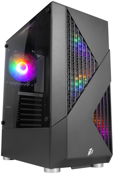 Корпус 1stPlayer F3-A-BK-4F1 Black