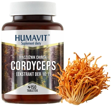 Дієтична добавка Humavit Кордицепс (Cordyceps chinensis) + Пивні дріжджі 150 таблеток (5903129301223) Дієтична добавка Humavit Кордицепс (Cordyceps chinensis) + Пивні дріжджі 150 таблеток (5903129301223)