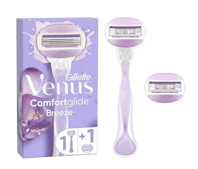 Бритва для гоління VENUS Breeze +2 Касети (з гелевою стрічкою) (7702018334919)