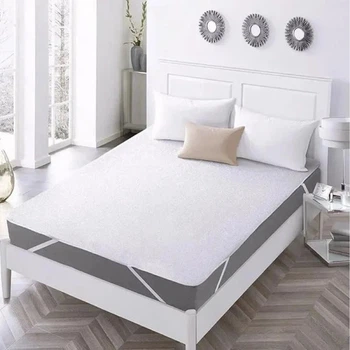 Наматрасник MirSon №7008 AquaProof Mattress Protector трикотажный водонепроницаемый на резинке по углам 160 x 200 см (2200010909210)