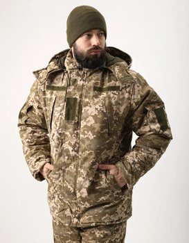 Куртка зимняя Бушлат Undolini Patriot Пиксель, размер 52 (XL)