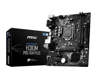 Материнская плата MSI H310M PRO-VDH PLUS (LGA1151/DDR4/PCI-E x16)