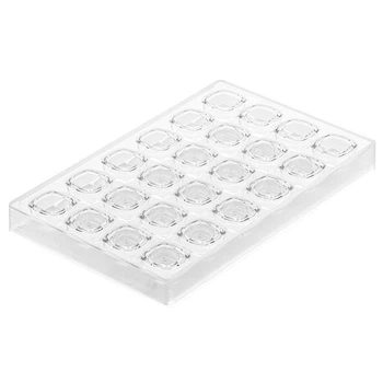 Форма для шоколада 26x26 h16 мм 24х8 мл Silikomart CH017 - CUPOLA P