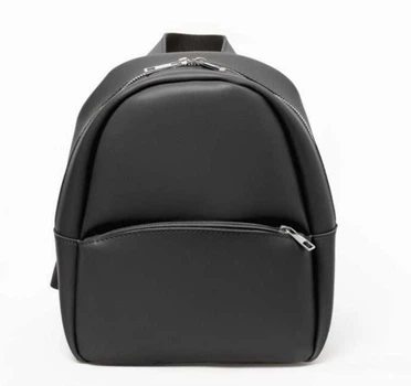 Трендовый женский рюкзак LucheRino экокожа 24 × 12 × 28 см черний