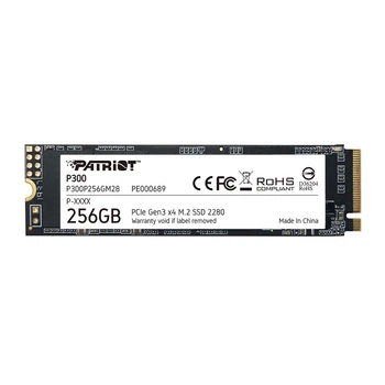 SSD-накопичувач M.2 Patriot P300 256 ГБ NVMe PCIe 3.0 2280 3D TLC