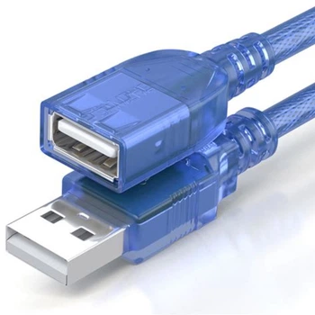 Кабель USB to USB (2.0) 2 m Blue