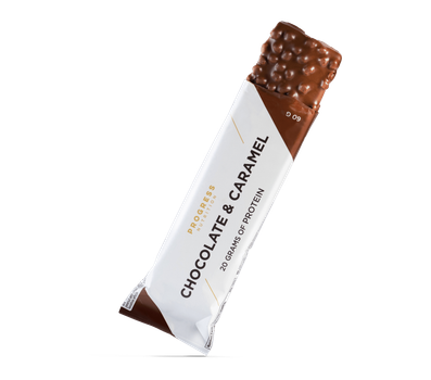 Протеїновий батончик, Protein Bar, Progress Nutrition, 60 г (Шоколад-карамель)