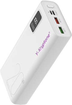 УМБ Y-Kryptone GT-23 20000 mAh 22.5W White (YK-GT23-WH)