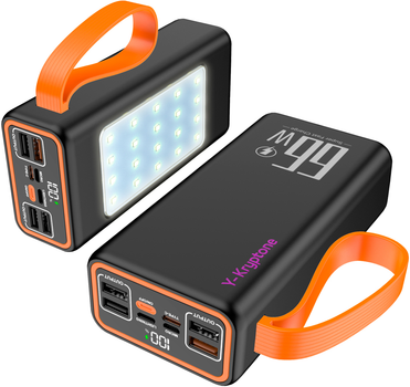 УМБ Y-Kryptone GT-32 LED Light 30000 mAh 66W Black (YK-GT32L-B)