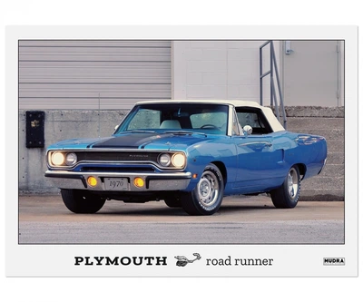Постер CP Plymouth Road Runner, Muscle Car 84х60 см (9)