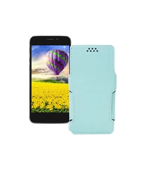 Чохол-книжка з екошкіри для телефону Impression ImSmart C501 Небесний