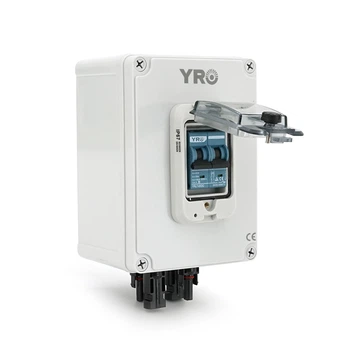 Выключатель нагрузки постоянного тока для солнечных систем YR1-1, 550V, 32A, IP66, подключение снизу