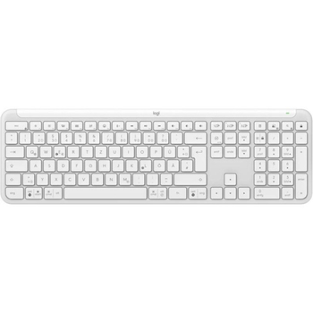 Клавіатура бездротова Logitech Signature Slim K950 US OffWhite USB (920-012466) Білий 33980
