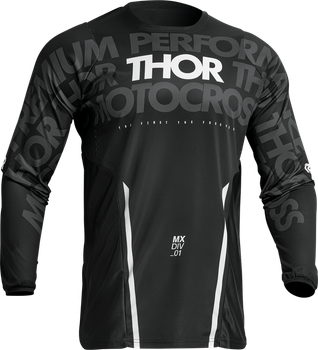 Джерсі THOR Pulse Mono, XL, Чорний/Білий (2774180)