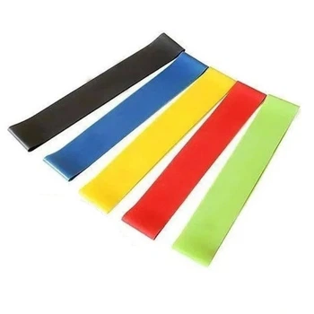 Резинки силіконові Fit Simplity Loop Bands для фітнесу 5 шт до 23 кг