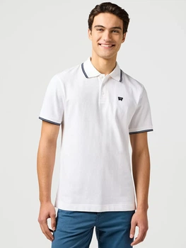 Поло довге чоловіче Wrangler 112365466 XL Біле (5401139375444)