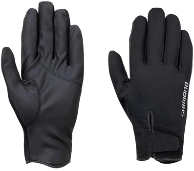Рукавички Shimano Pearl Fit 3 Cover для риболовлі в холодну погоду, вітрозахист, титанове покриття L