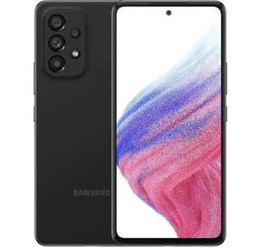 Смартфон Samsung Galaxy A53 6/128Gb Black 2 SIM 6.5" Exynos 1280 NFC 64 Мп 4К 5000 мАч