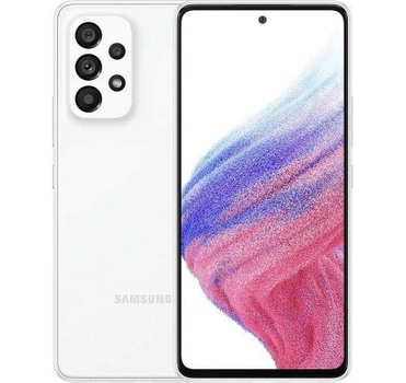 Смартфон Samsung Galaxy A53 8/256Gb White 2 SIM 6.5" Exynos 1280 NFC 64 Мп 4К 5000 мАч