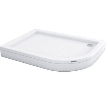 Поддон для душа акриловый Shower (L) TUNDRA SW-10552 120х80х15 см ассиметричный (C15258)