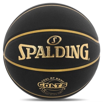 Баскетбольный мяч №7 SPALDING G.O.A.T.S Полиуретан для зала для улицы черный 77790Y